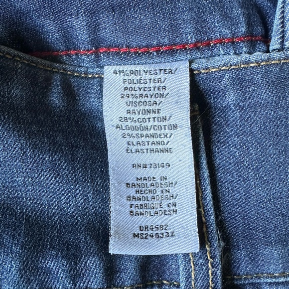 Women’s One5One Blue Denim Jean Skirt Size M - Picture 7 of 9